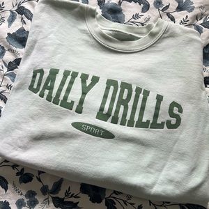 Daily Drills Unisex Oversized Crew